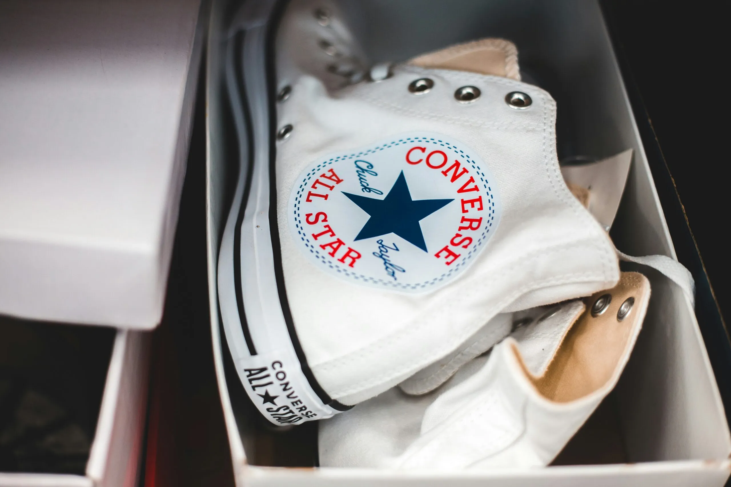 white converse all star high top sneakers