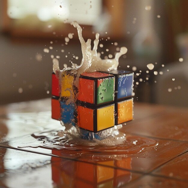 3D Cube Abstract Art