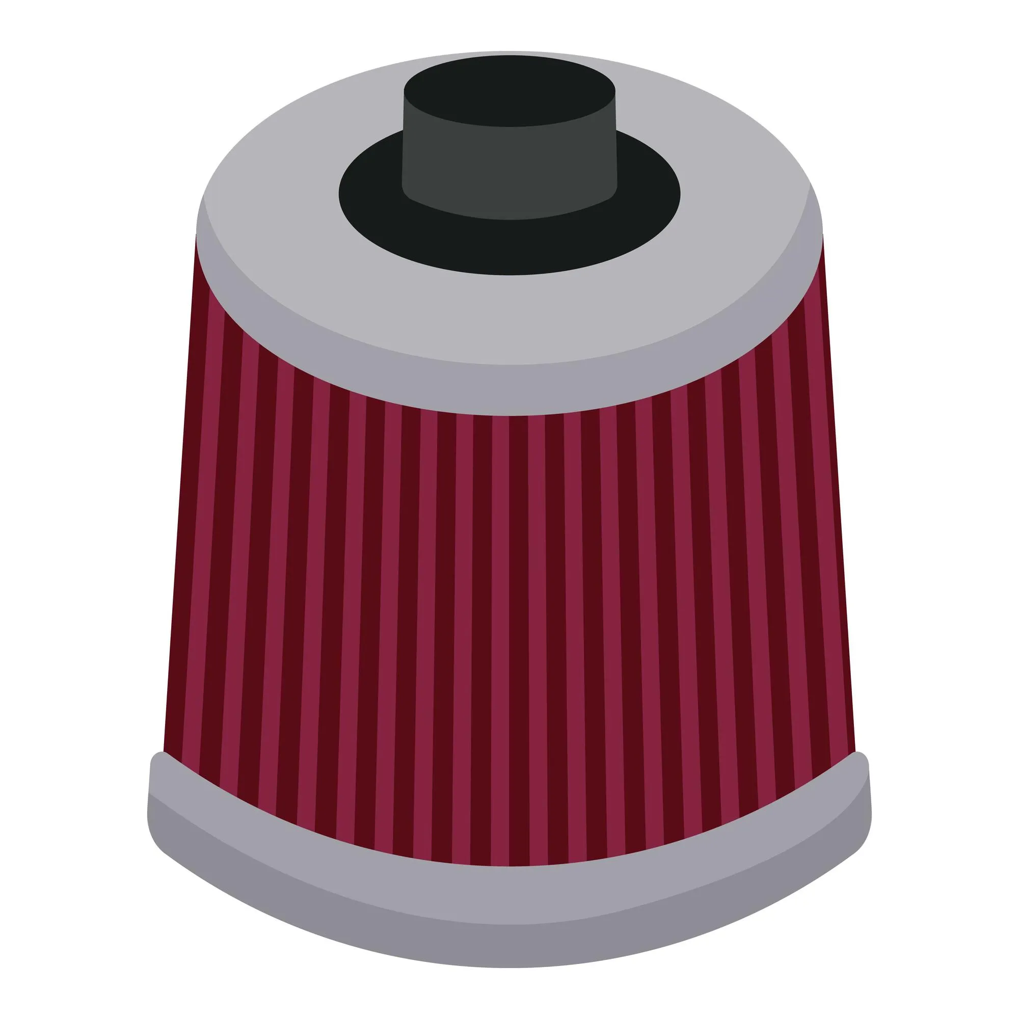 Car filter icon cartoon vector Auto spare Service tuning