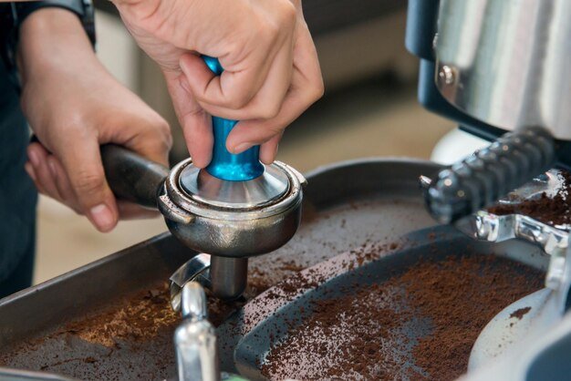 Close-up of man working