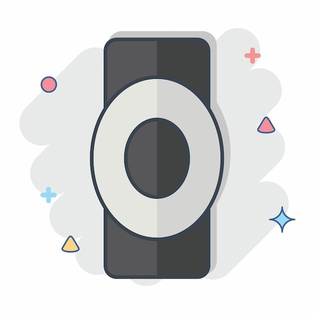 Icon Elbow Protector related to Hockey Sports symbol comic style simple illustration