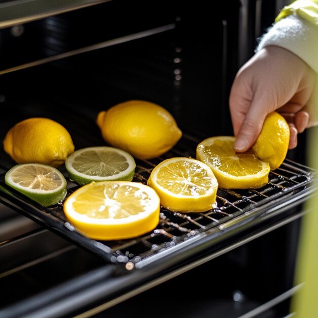 Natural oven cleaner with nontoxic ingredients