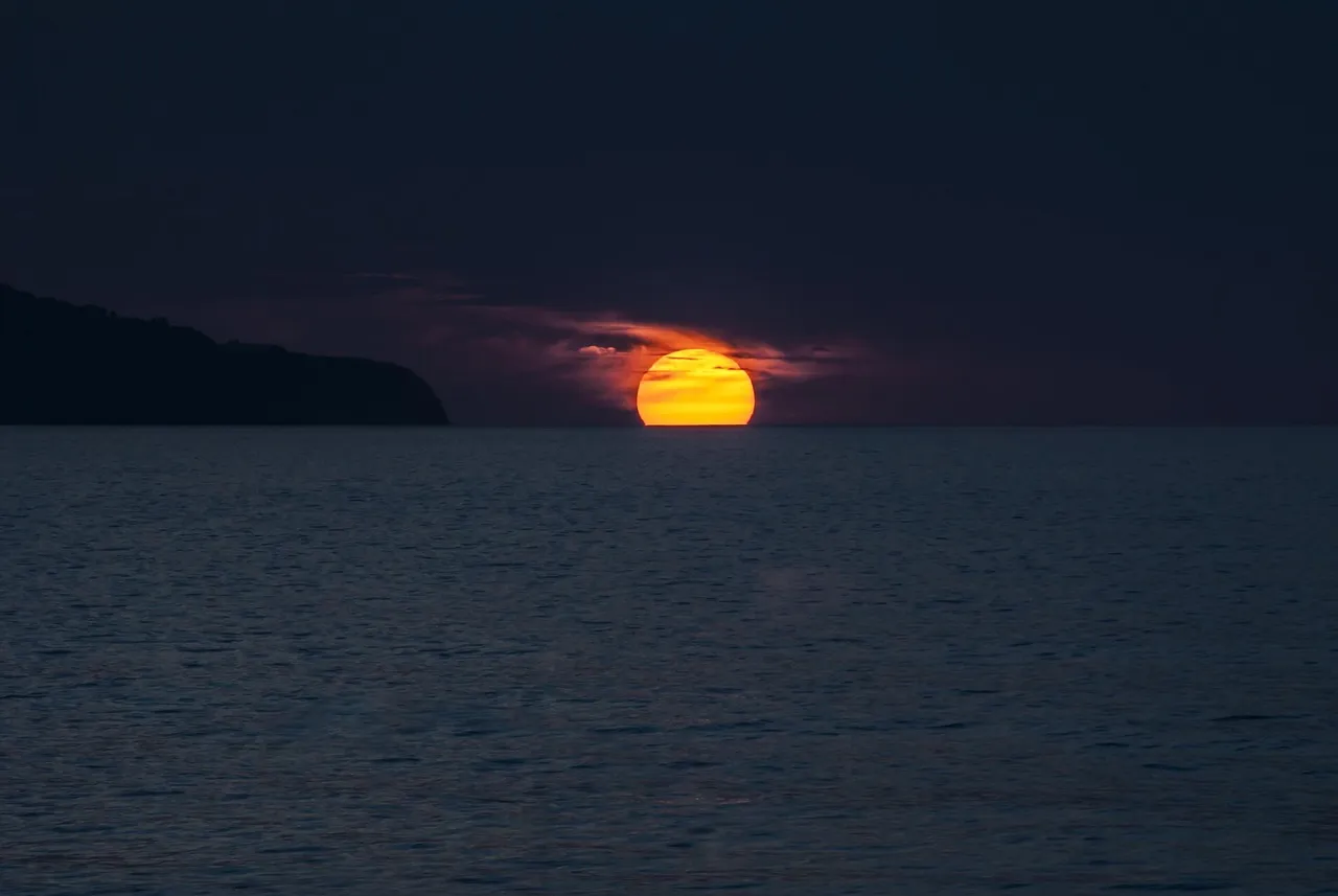 sunset, sun, ocean, island, horizon, sea, water, seascape, dusk, evening, scenery, scenic, nature, dark, azores, portugal, sun, sun, sun, sun, sun, dark, dark, dark, dark
