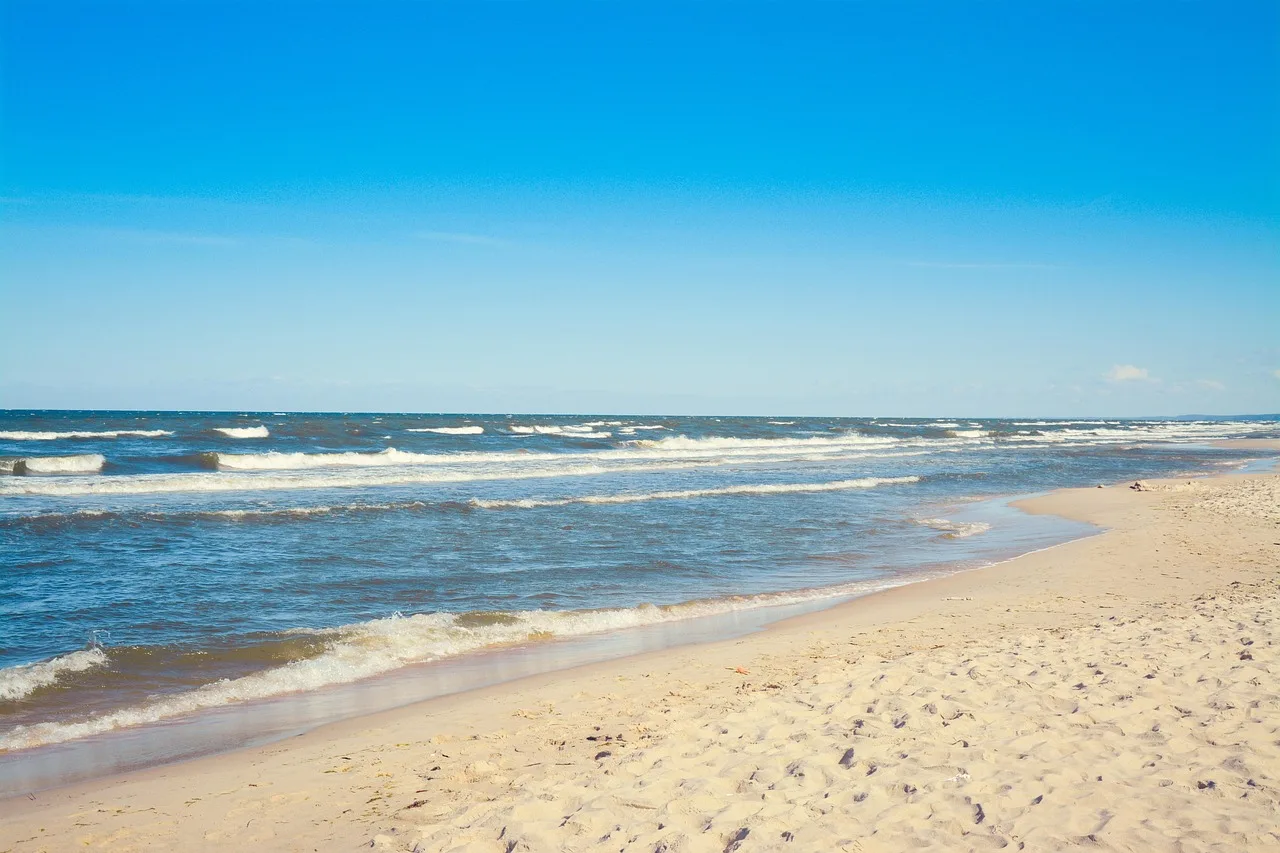 morze, piasek, woda, lato, niebo, tło, niebieskie niebo, plaża, natura, sea, nature, freedom, wave, beach, blue, sky, sand, scene, wiev