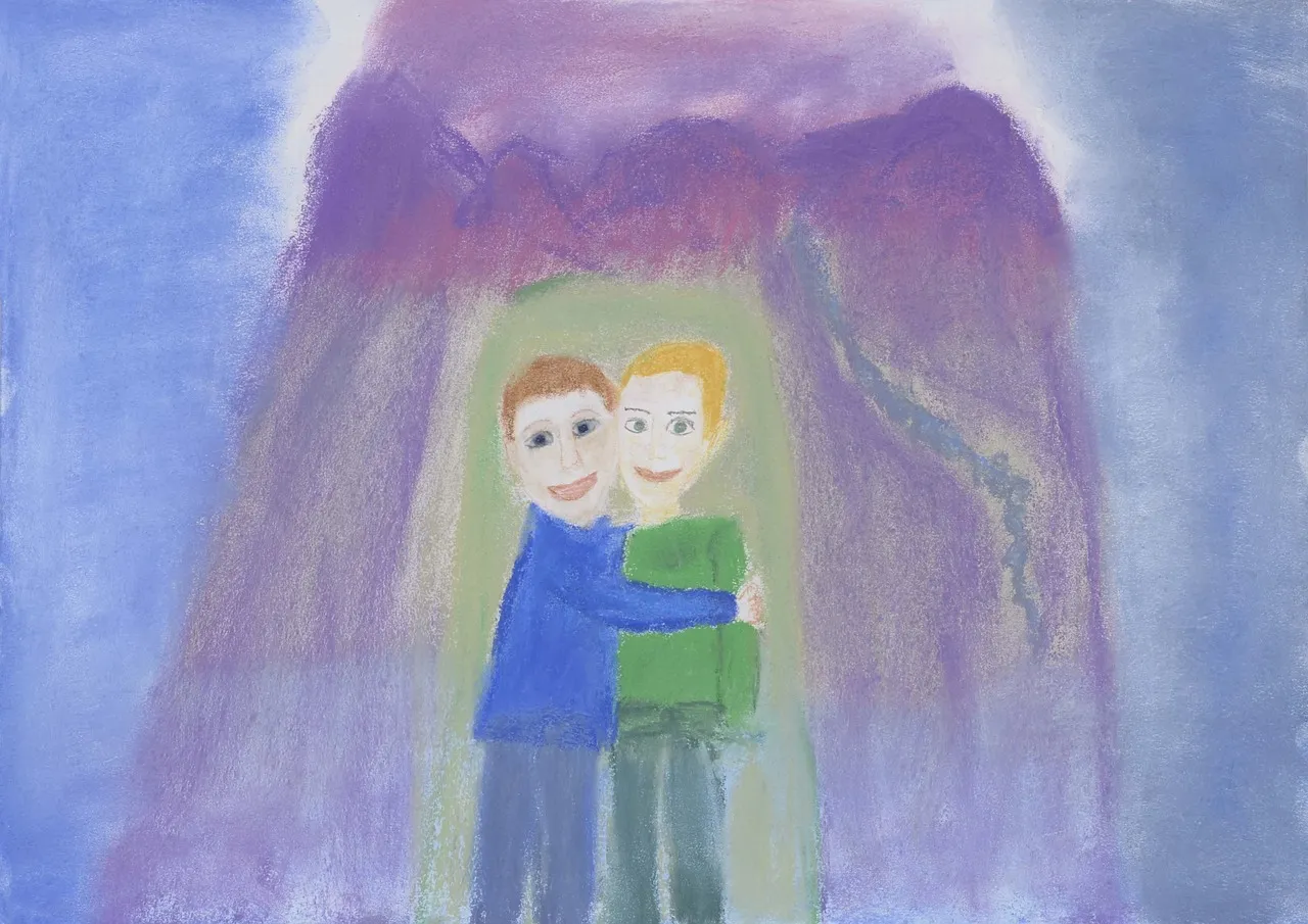drawing, painting, picture, children, children laugh, crystal children, enjoyment of life, to paint, child