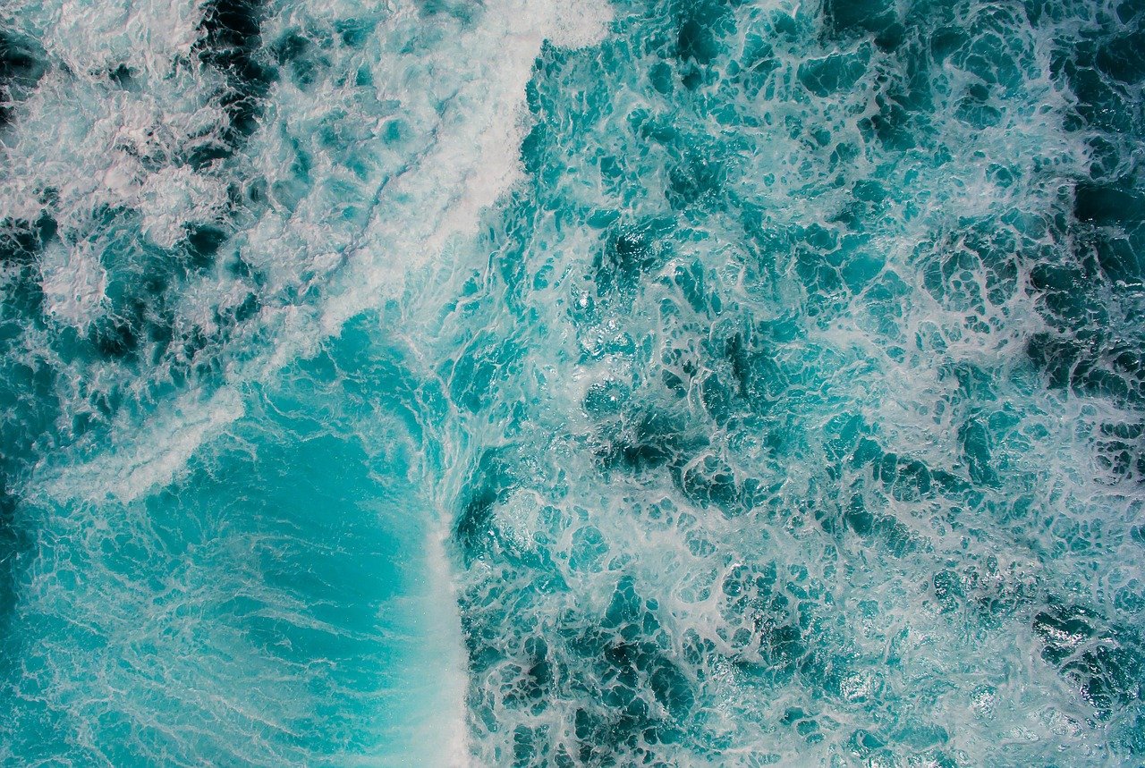 sea, nature, ocean, blue, water, waves