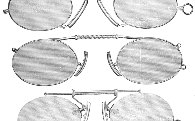 Spectacles and eyeglasses- their forms, mounting, and proper adjustment 1895 (2nd edition). Fig. 11.
