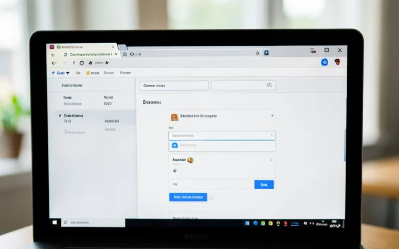 a computer screen showing Firefox browser with cookie settings