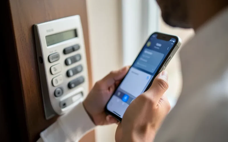 a person using a phone to manage voicemail