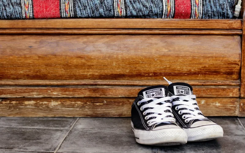 buty, czarny, buty damskie, sneaker