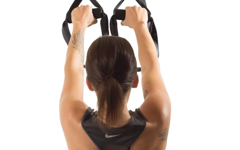 sling trainer, kobieta, zdatność, zdrowy, szkolenie, ciało, mięśnie, atletyczny, płeć żeńska, eaglefit