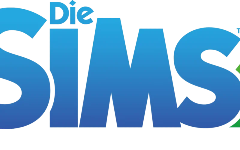 German language logo version of video game The Sims 4 by Electronic Arts