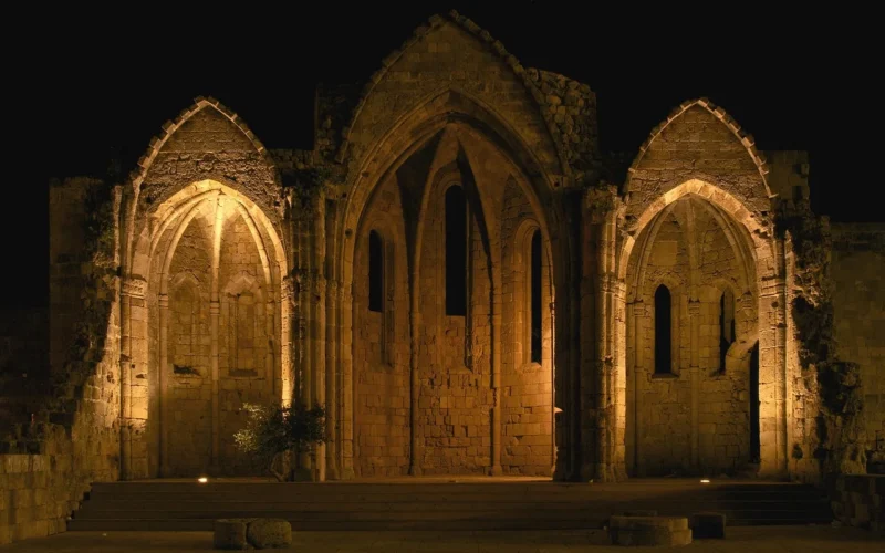 gothic, gotycki kościół, brama, łuków, zamek, oświetlony, gothic, gothic, gothic, gothic, gothic