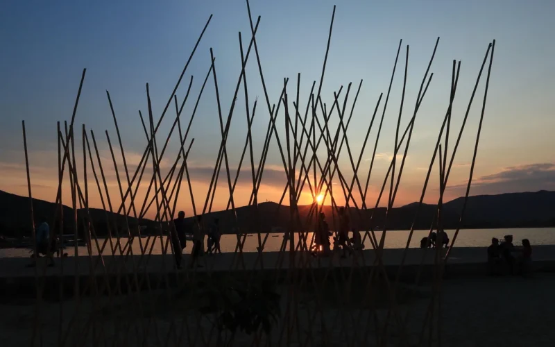 sea, natura, sunset, summer, vacation, resort, grecja, recreation, fish, beach